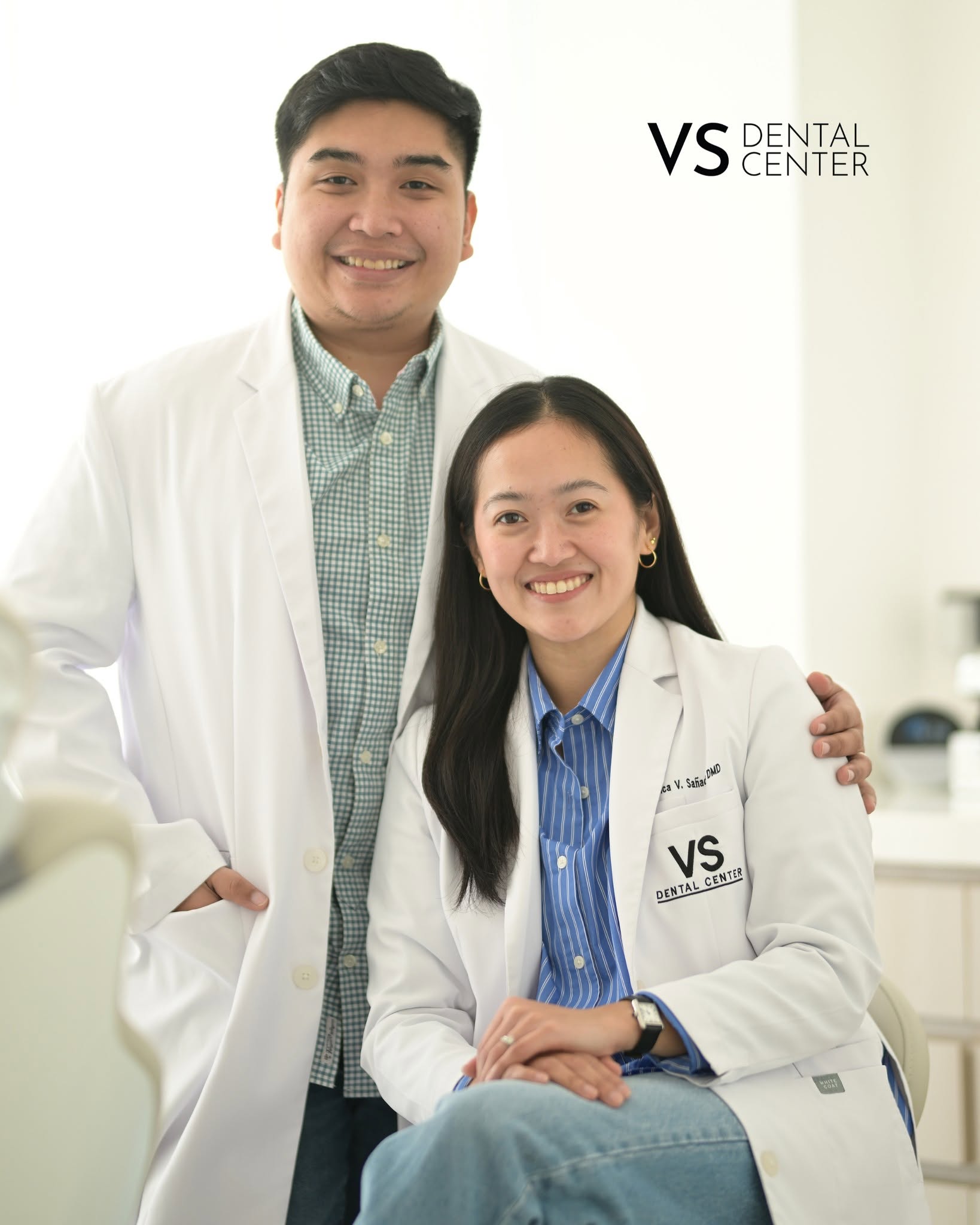 Dr. Timothy John and Dr. Angelica Sañada of VS Dental Center